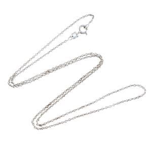 Vintage Sterling Silver 925 Cable Chain Necklace 18"